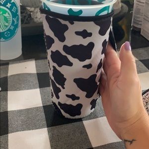 Cowprint Koozie